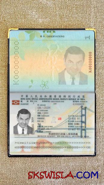 Hongkong zdjęcie do paszportu pliki PSD, skan i fotografowany obraz